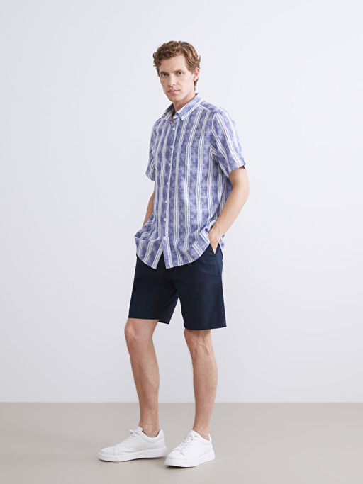 Slim Fit Gabardin Erkek ?ort
