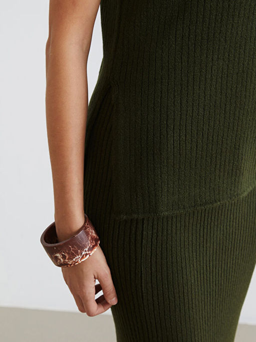 Dik Yaka Kad?n Triko Atlet