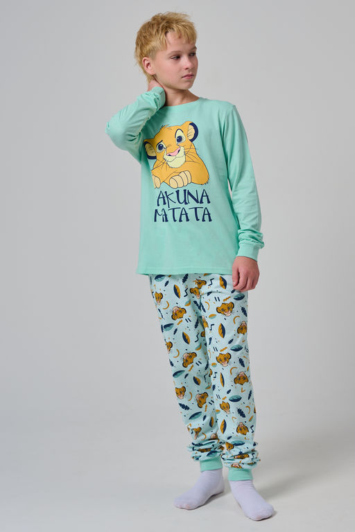 Пижама Кулирка с рибаной длинный рукав