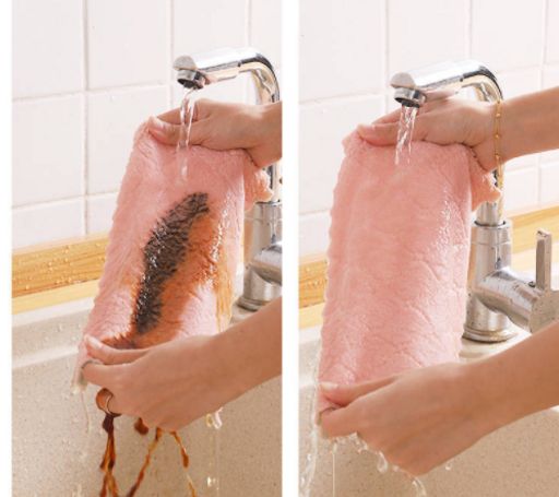 Салфетка кухонная из микрофибры (1 шт.), 25*25 см - Doma prosto фото 9