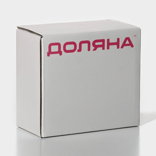 Набор для специй из стекла Доляна Коралл, 2 предмета: солонка, перечница 6,411 см  фото 5