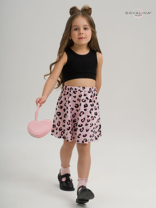 Костюм Мальвина КТ черный-нежный леопард - Sovalina фото 17