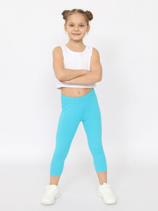 CRB wear/CSKG 70485-40-408 Бриджи для девочки,бирюзовый/Ex.Cherubino  фото 4