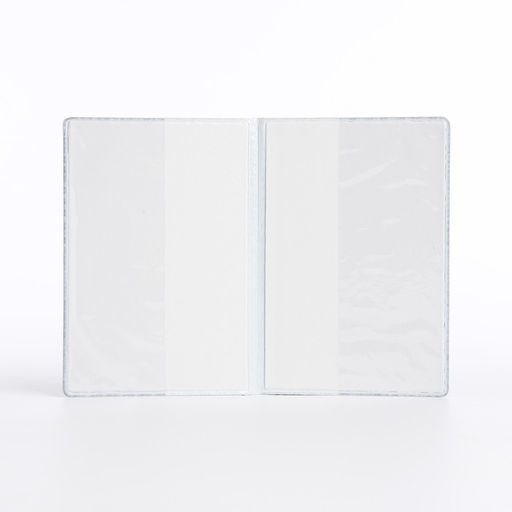 Цена за 2 шт. Обложка для паспорта, искусственная кожа, золотистое тиснение, синяя