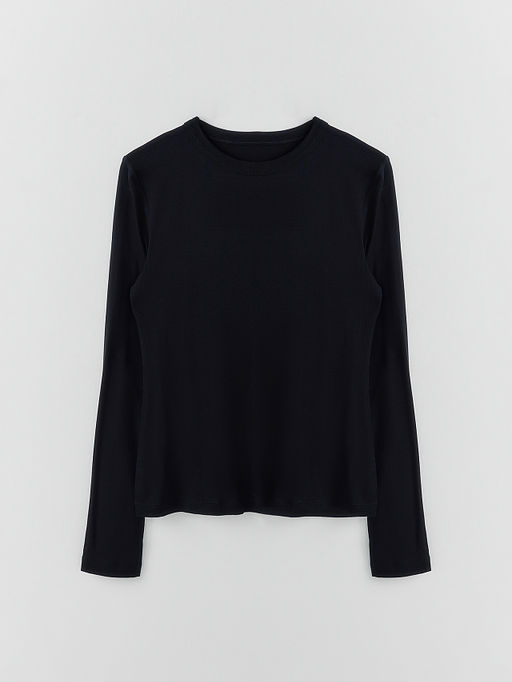 Джемпер женский черный прилегающего кроя - Mark formelle фото 4