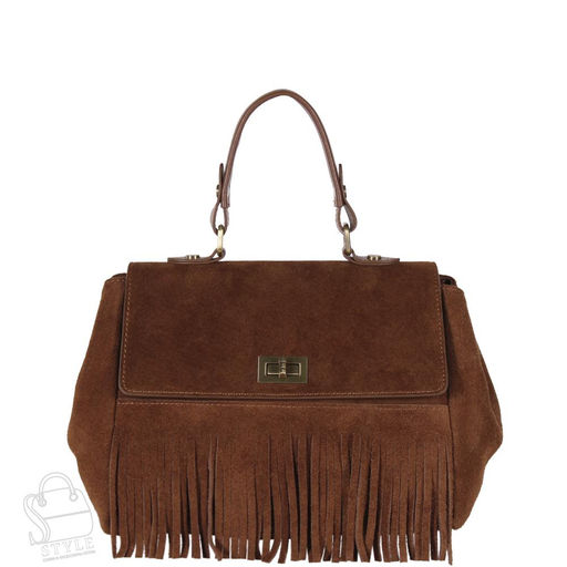 Сумка женская кожаная 889NNAA brown Natale Navetta в Новосибирске