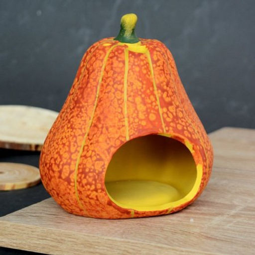 Подсвечник Тыква 11,5х9,5х12 см / 1114A /уп 4/48/ - Галеонтрейд фото 2