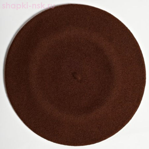 Берет фетр без отделки 11 Берет женский (56-58)