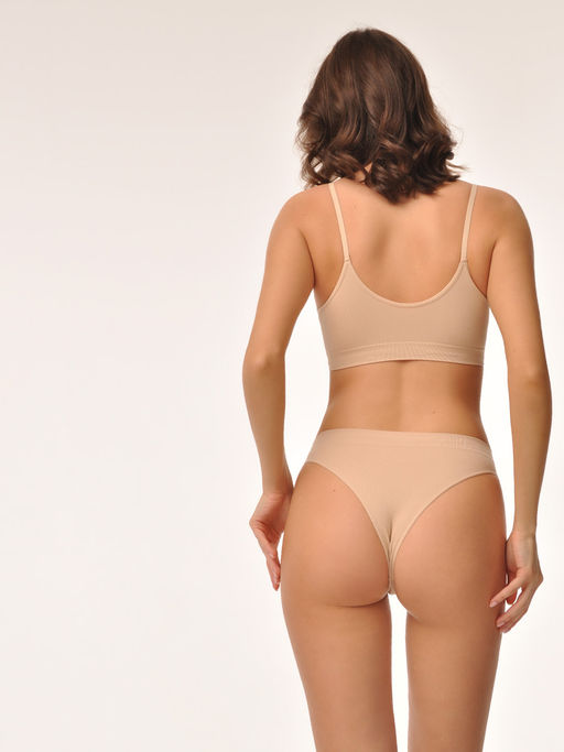 Топ на тонких бретелях в рубчик - My фото 41