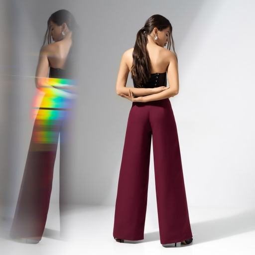 Брюки на молнии На седьмом небе (red) - Charutti фото 5