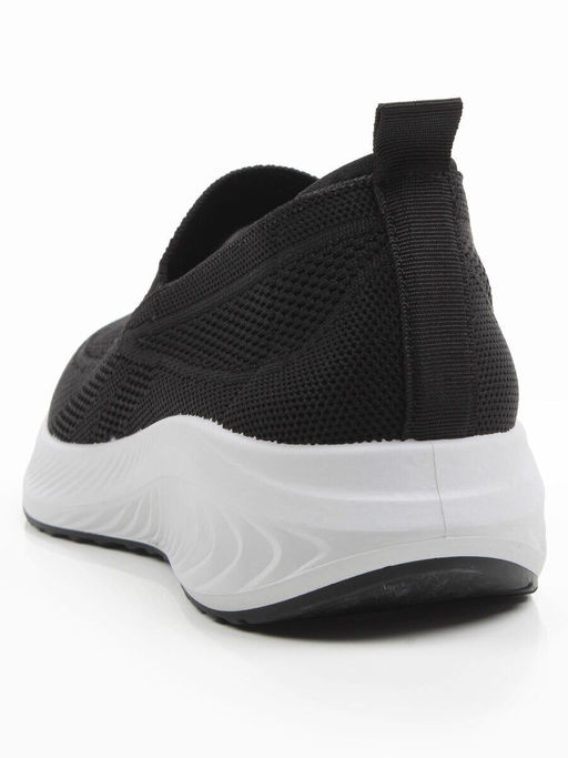 05-TEX-D04-02 BLACK Полуботинки спортивные летние мужские (текстиль)