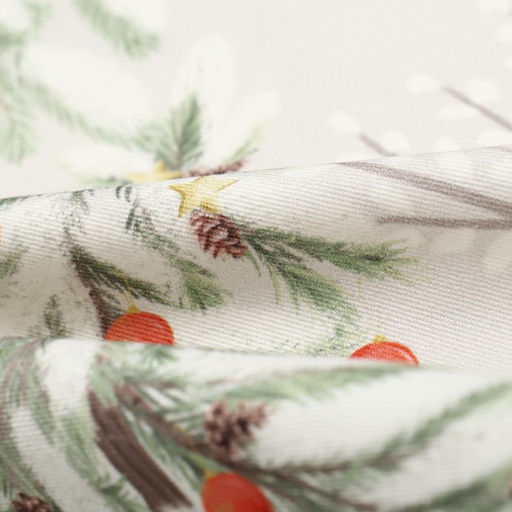 Набор новогодний Новогоднее чудо: скатерть 150?180 см 3 см с ВГМО, салфетка 40?40 см-8 шт., 100% хлопок