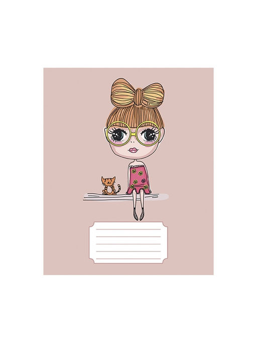 Цена за 20 шт. Тетрадь 24 листа в линейку, Calligrata, Fashion, МИКС