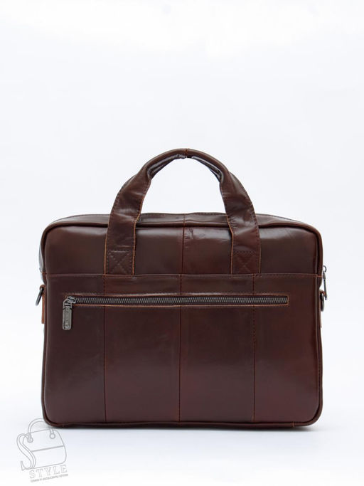Портфель мужской кожаный 11011Z brown Zinimsk