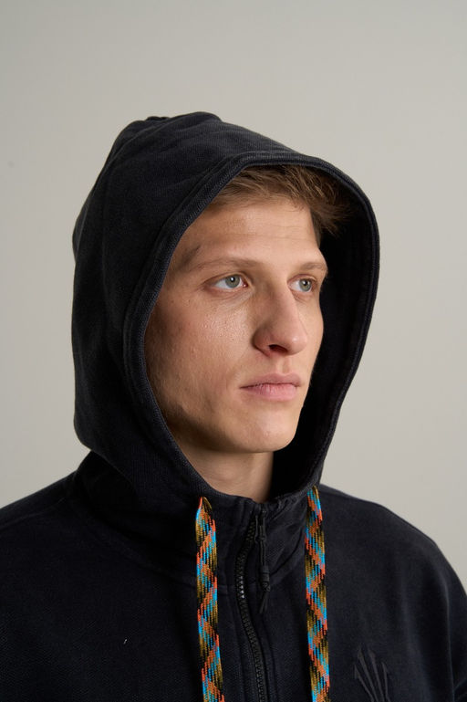 Толстовка на молнии Черный KAI Knit Track Top - Anta фото 10