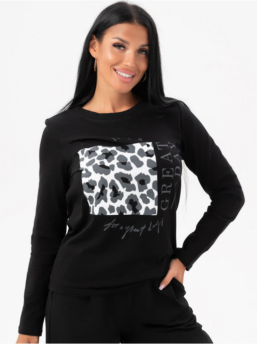 Лонгслив Лео женский серый - София фото 20