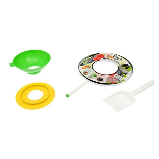 Набор для консервирования: воронка, магнит, лопатка, насадка на стерилизатор, МИКС