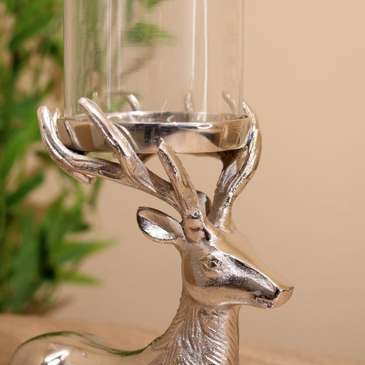Подсвечник «Олень», 21×11×35 см, алюминий