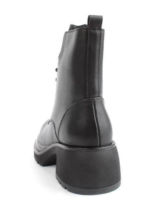 04-M3-H207 BLACK Ботинки зимние женские (натуральная кожа, натуральный мех)