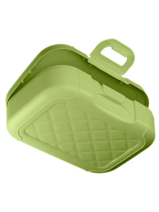 Ланч-бокс 0,85л с декором (салатовый) Авокадо