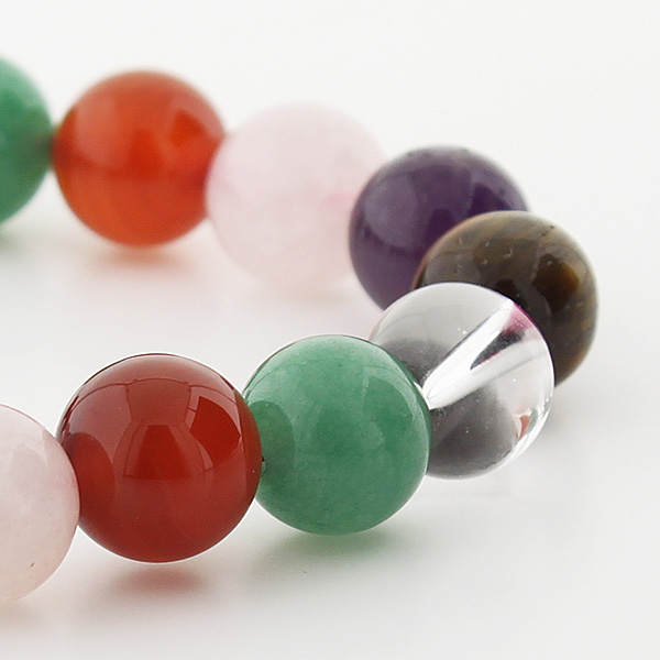 Браслет "Классика" из самоцветов 10мм, длина 18см