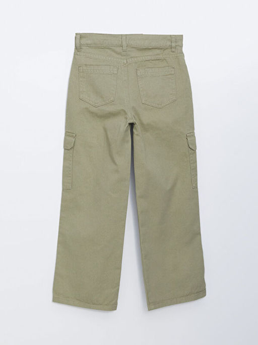 Beli Ayarlanabilir Lastikli K?z ?ocuk Pantolon - Waikiki фото 3