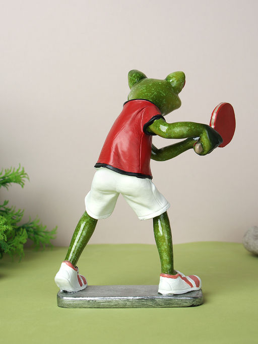Цена за 2 шт. Фигурка Лягушка Теннисист 14 см / YX39021 /уп 2/24/ - Галеонтрейд фото 3