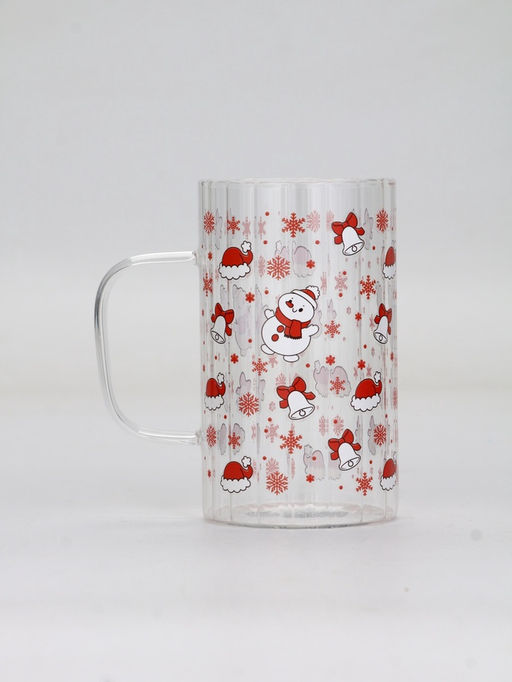 Кружка новогодняя стеклянная Новый год, 350 мл - Дорого внимание фото 2