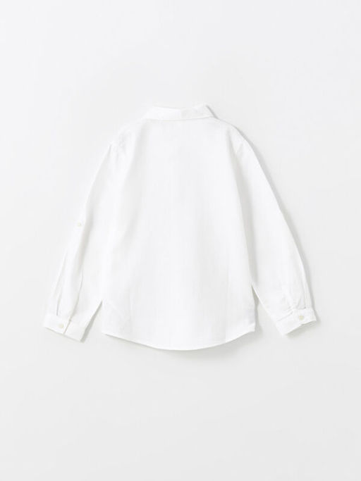 Uzun Kollu Basic Erkek ?ocuk G?mlek