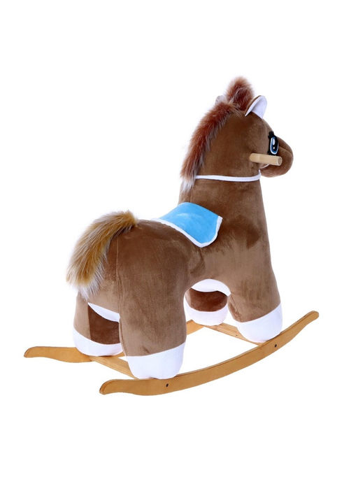 Качалка Лошадка, не музыкальная, цвет коричневый - Zabiaka фото 4