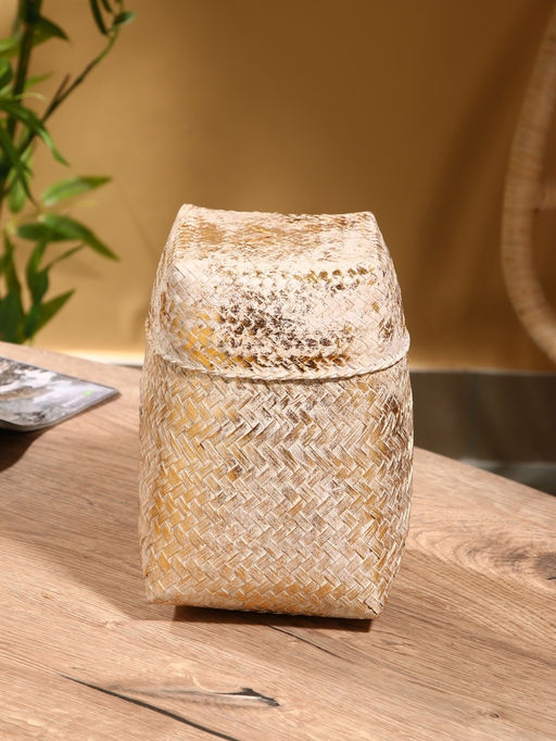 Корзинка плетёная «Аварис», 14×14×23 см