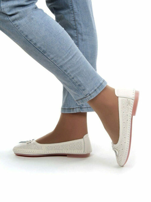 07-PDXL31-2 BEIGE Балетки (натуральная кожа) - Фабричный китай фото 3