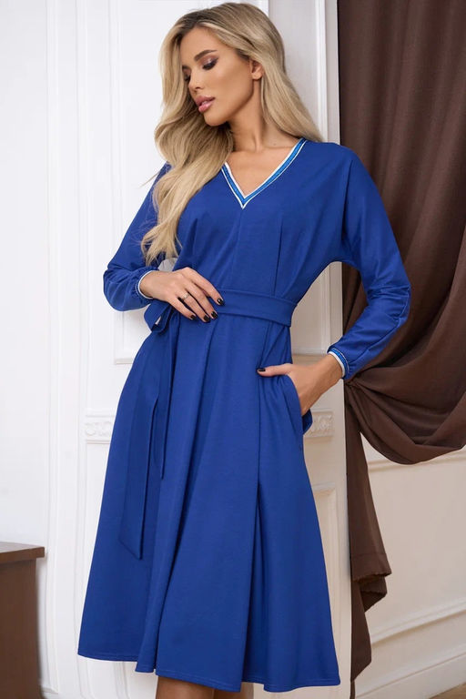 Платье Open Style 7080 синий