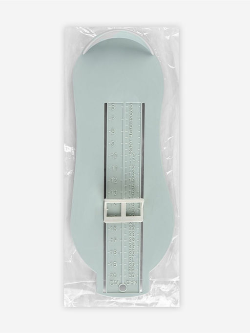 Цена за 4 шт. Стопомер детский, 22.7×9 см, серо-голубой