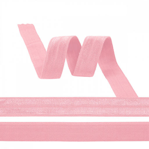 Резинка TBY бельевая Окантовочная блестящая 20мм нежно-розовый F133 уп.50 м