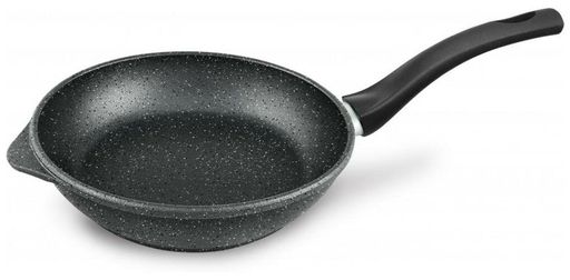 Сковорода Готовить легко stone несъемная ручка, 18 см - Нева металл посуда фото 3