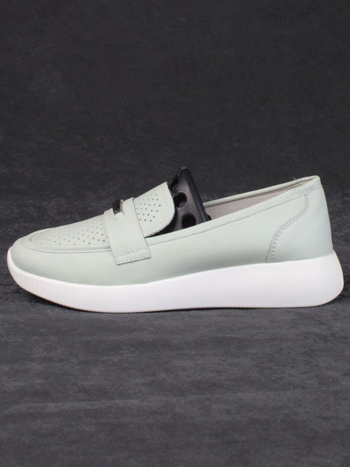 03-PDL 205-3 LT. GREEN Полуботинки женские (натуральная кожа) - Фабричный китай фото 6