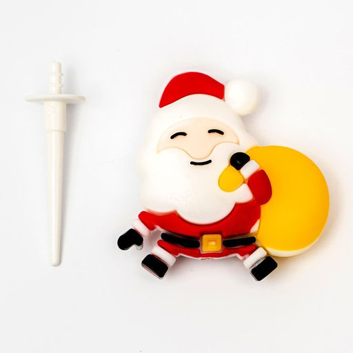 Украшение для торта Дед Мороз с мешком - Страна карнавалия фото 3