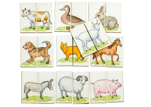 Дидактическая игра Картинки-половинки Ферма - Smiledecor фото 2