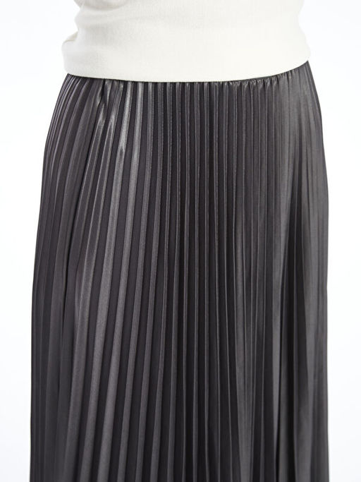 Dar Fit Kad?n Pileli Etek