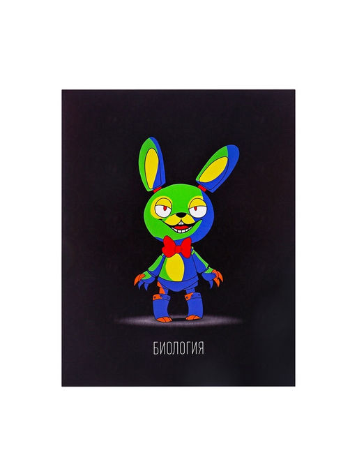 Набор предметных тетрадей Calligrata «Неоновые звери», 10 предметов, 48 листов, со справочным материалом, обложка из мелованного картона, неоновая...