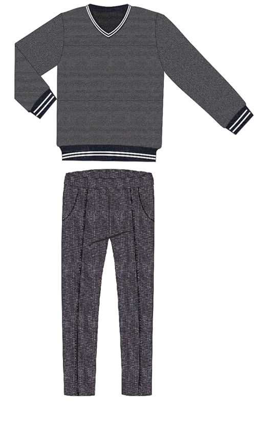 Пуловер+брюки 2ПДБ4793258н