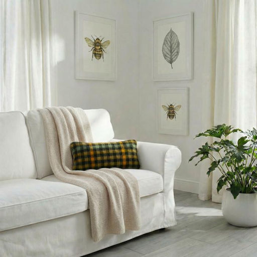 Подушка-думка ALTRO арт.2040-51 КЛЕТЧАТЫЙ ШМЕЛЬ