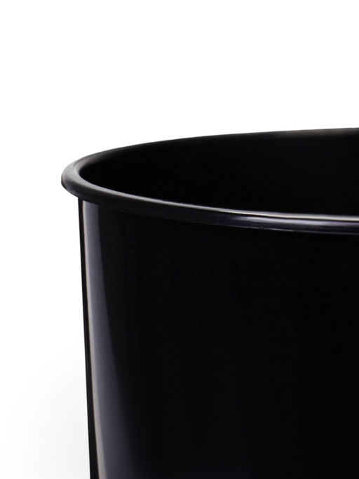 Цена за 2 шт. Ваза для цветов, 3.8 л, d=14 см, h=25.5 см, пластиковая, чёрная