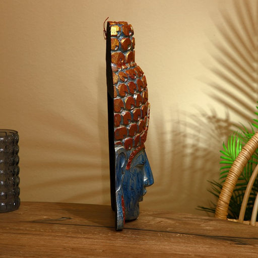 Сувенир «Голова Будды», 50 см, дерево албезия