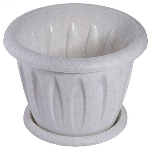Горшок "Фелиция-мрамор" с поддоном 3,6л d225 арт.С104М
