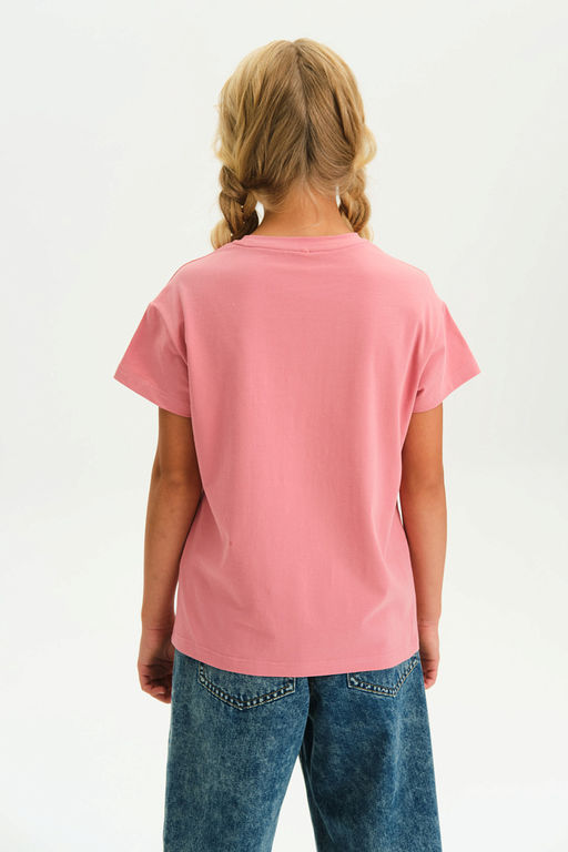 PELICAN, футболка для девочек, Пудра  фото 3