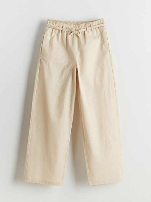 Beli Lastikli K?z ?ocuk Pantolon