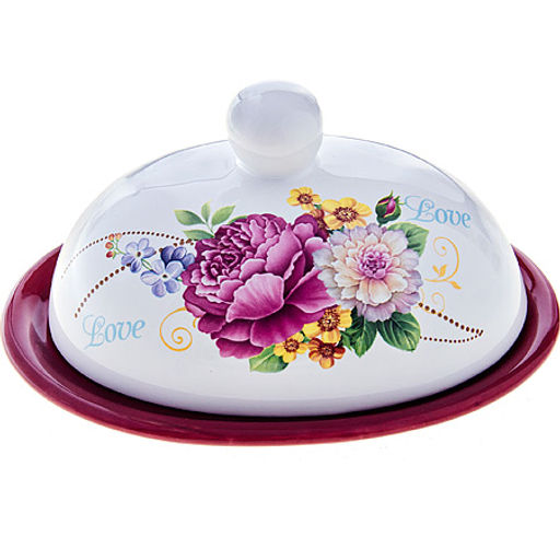 26233 Маслёнка с крышкой Букет LR (х24) - Mayer&boch фото 2