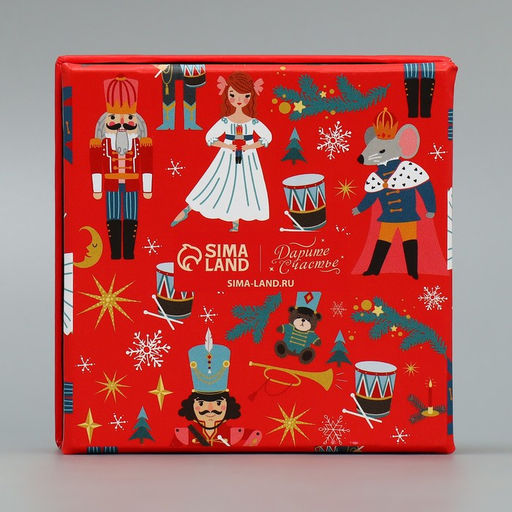 Набор новогодних подарочных коробок 10 в 1 «Щелкунчик», 10×10×6 – 28×28×15 см